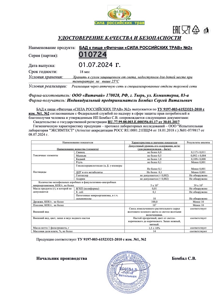 Паспорт №072024
